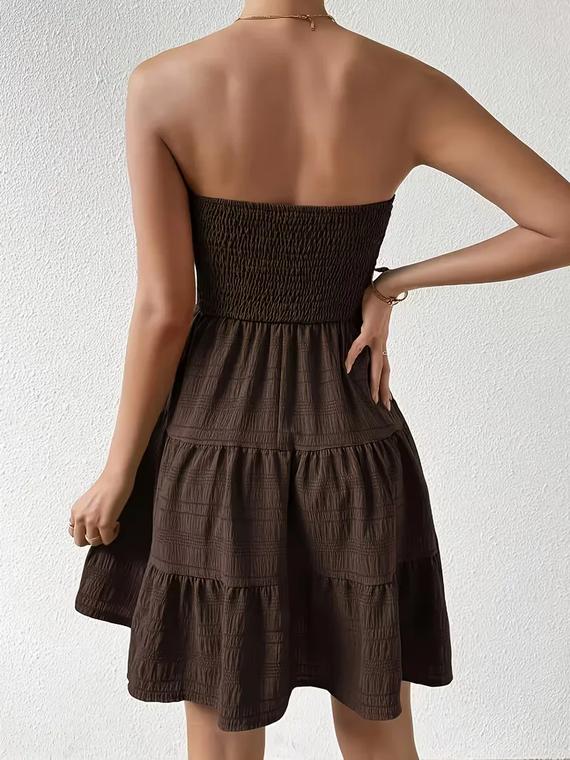 A-lijn jurk met smocked bodice - Image 4
