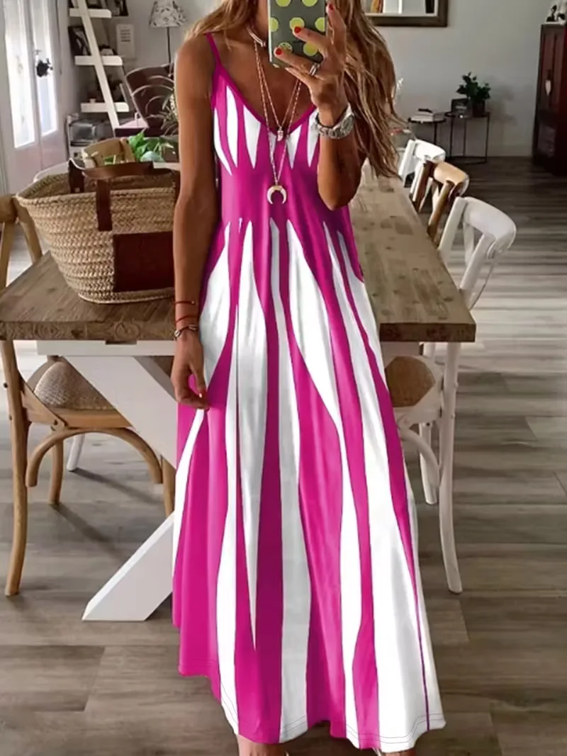 A-lijn jurk met spaghetti straps - Image 11