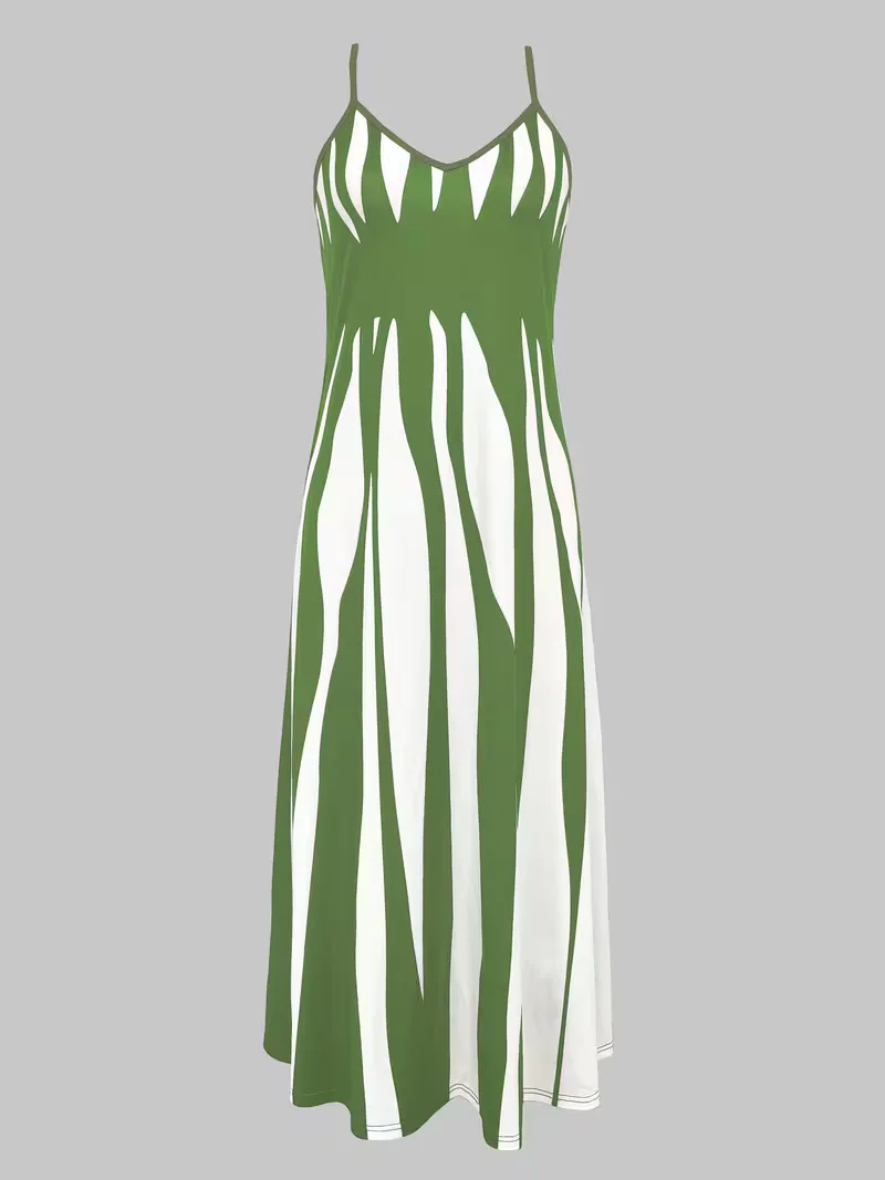 A-lijn jurk met spaghetti straps - Image 8