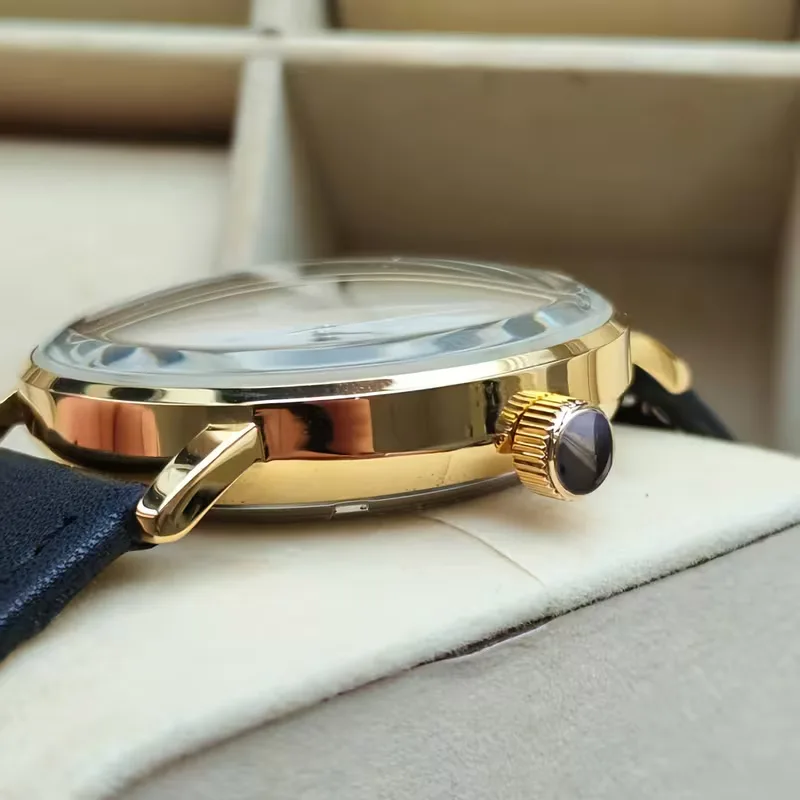 Analoge horloge met leren band - Image 3