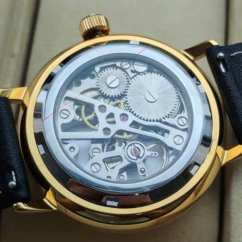 Analoge horloge met leren band - Image 5