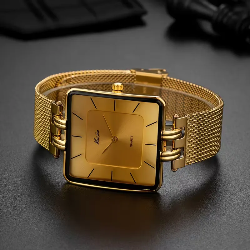 Analoge horloge met vierkante wijzerplaat - Image 3