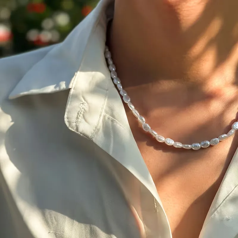 Barokke ketting met imitatie parels - Image 3