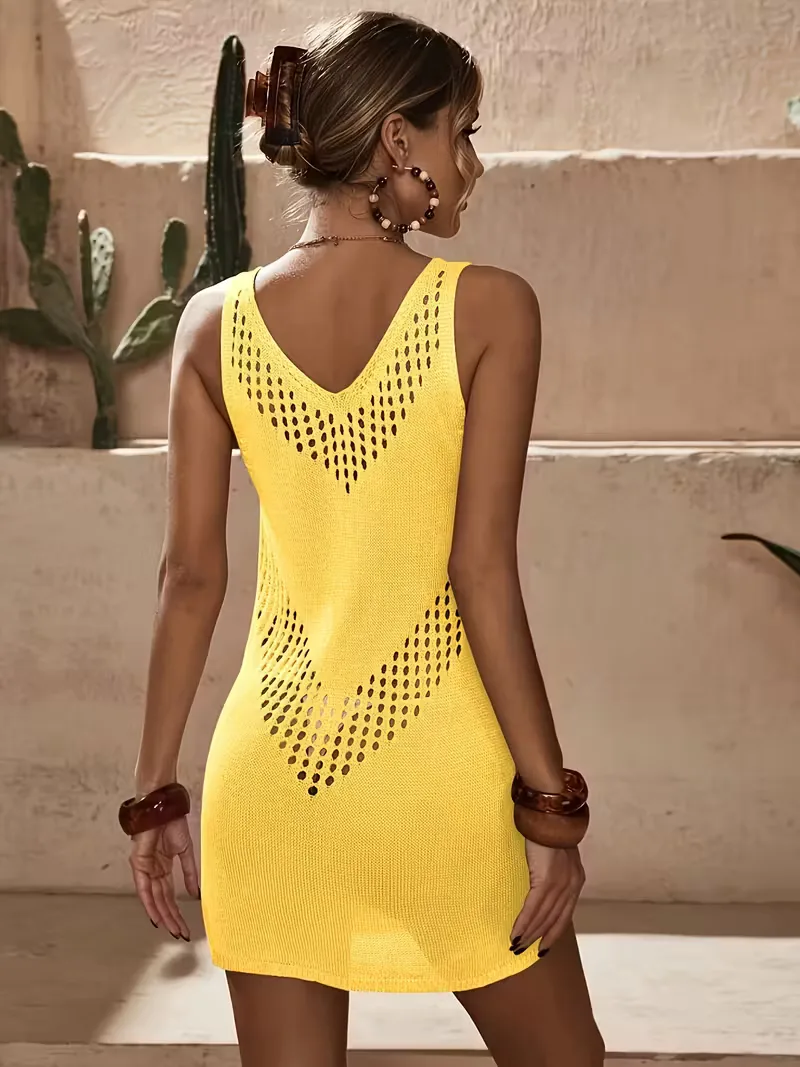 Beach cover-up met cut-out details - Image 28