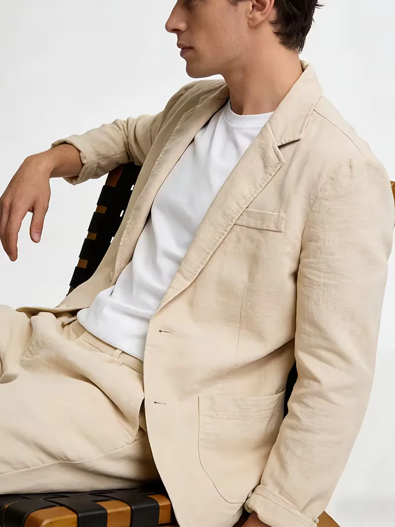 Blazer met notched lapel - Image 6