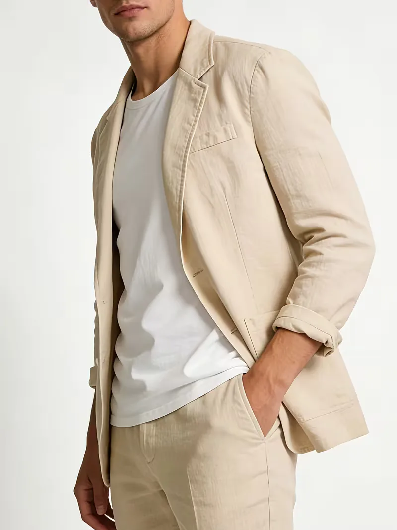 Blazer met notched lapel - Image 7
