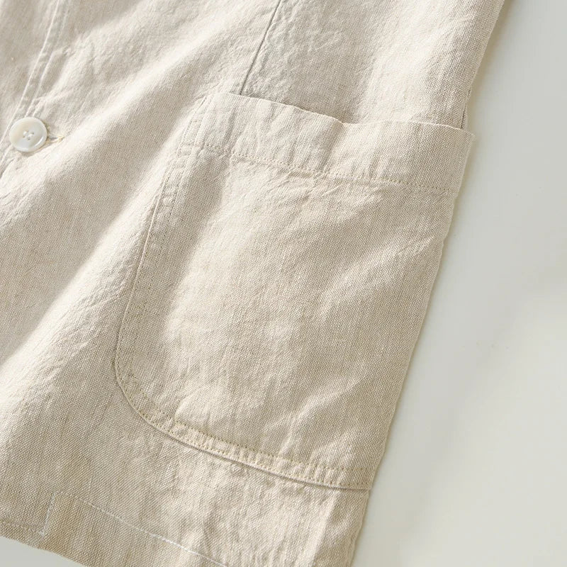 Blazer met reverskraag en opgerolde mouwen - Image 3
