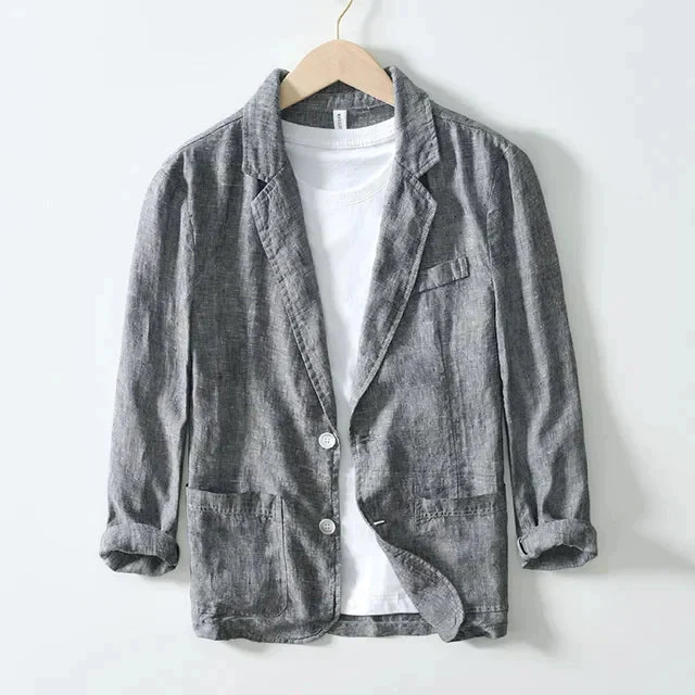 Blazer met reverskraag en opgerolde mouwen - Image 5