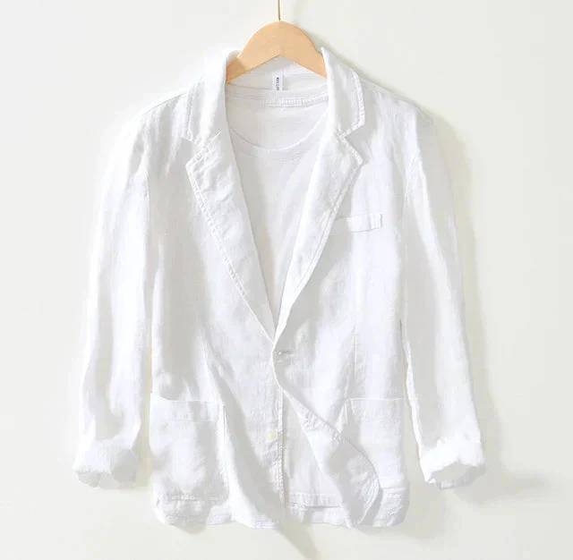 Blazer met reverskraag en opgerolde mouwen - Image 6