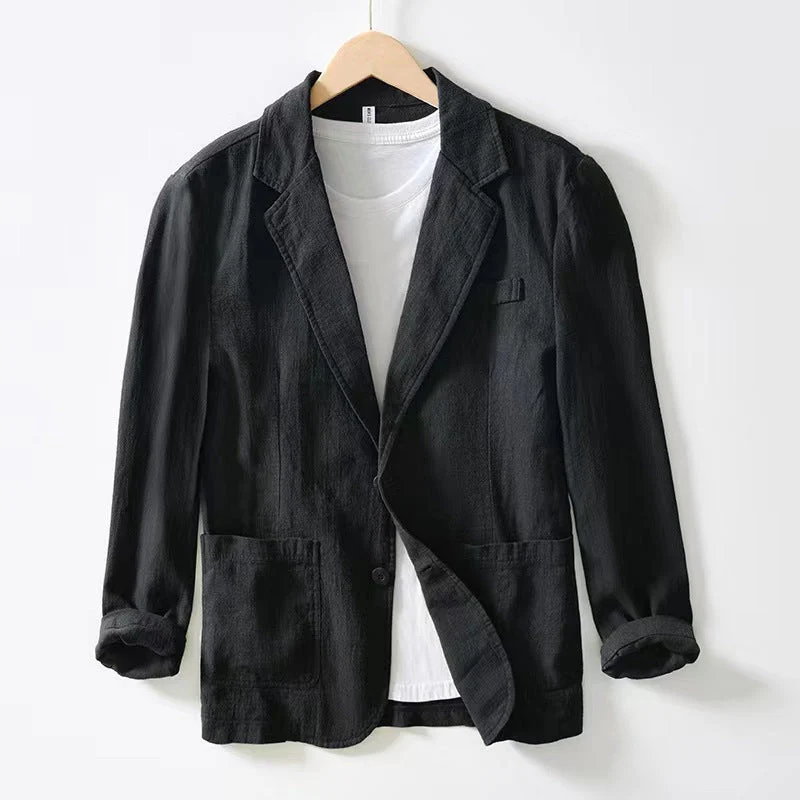 Blazer met reverskraag en opgerolde mouwen - Image 7