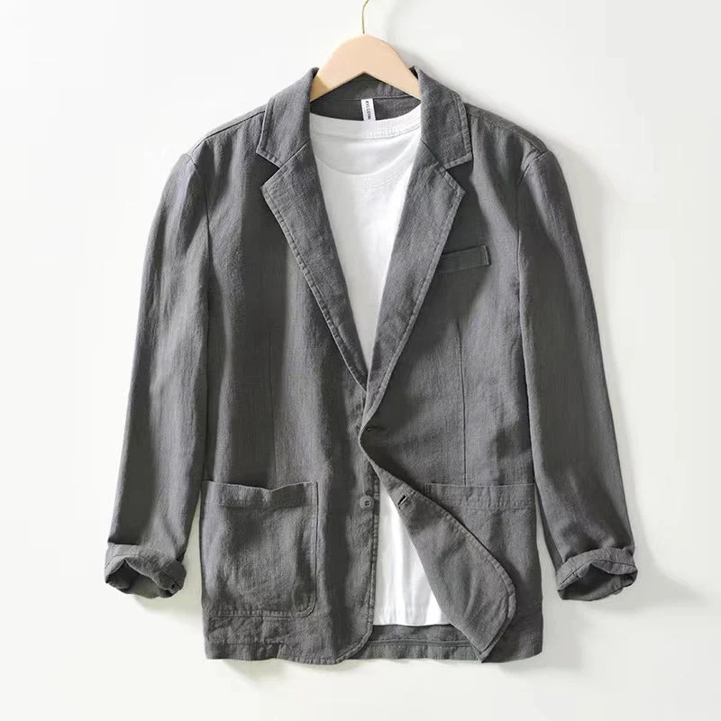 Blazer met reverskraag en opgerolde mouwen - Image 8