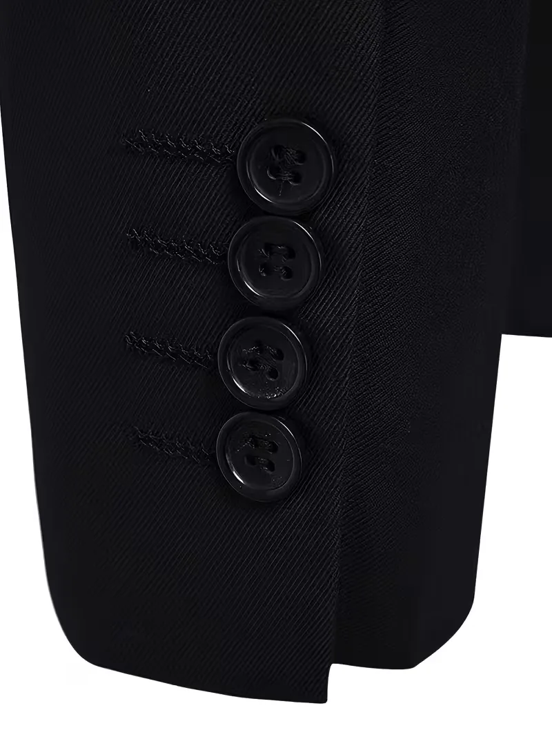 Blazer slim fit met mandarin collar - Image 5