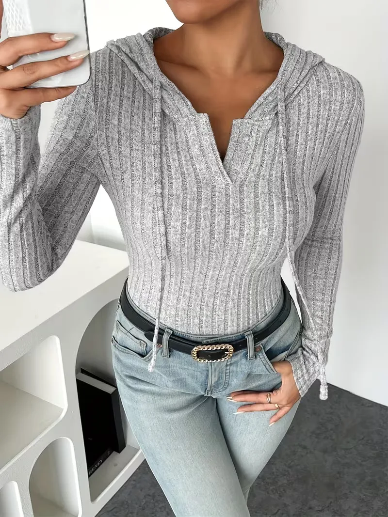 Bodysuit met capuchon en lange mouwen - Image 4