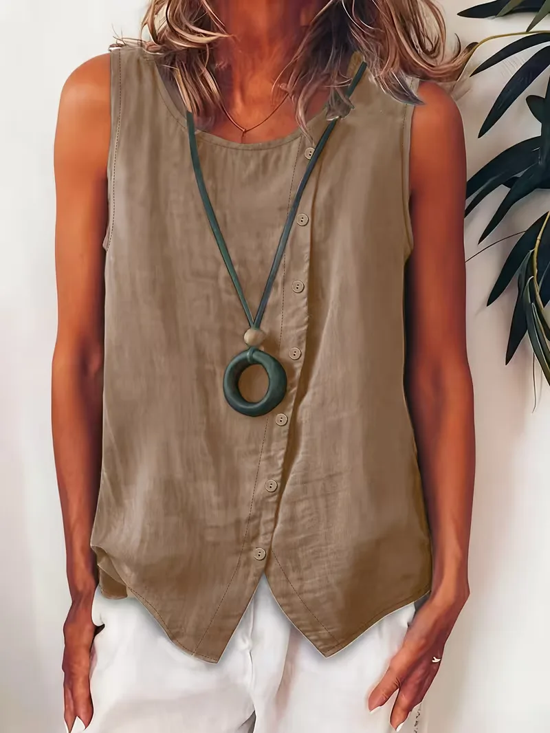 Bohemian dames blouse met knopen - Image 15
