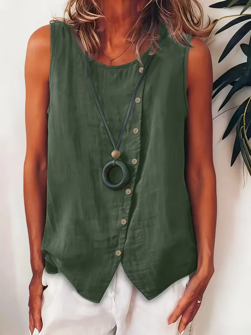 Bohemian dames blouse met knopen - Image 18
