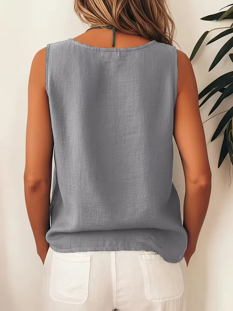 Bohemian dames blouse met knopen - Image 7