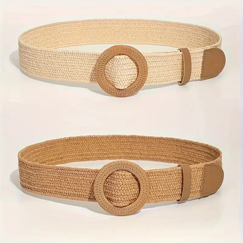 Brede riem met ronde gesp - Image 3