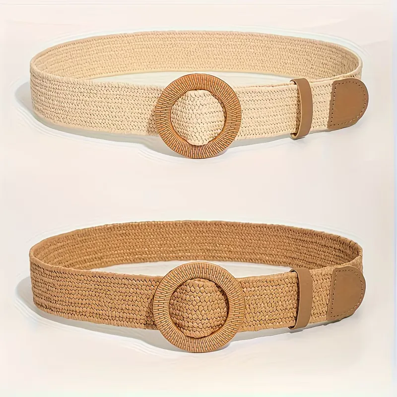 Brede riem met ronde gesp - Image 5