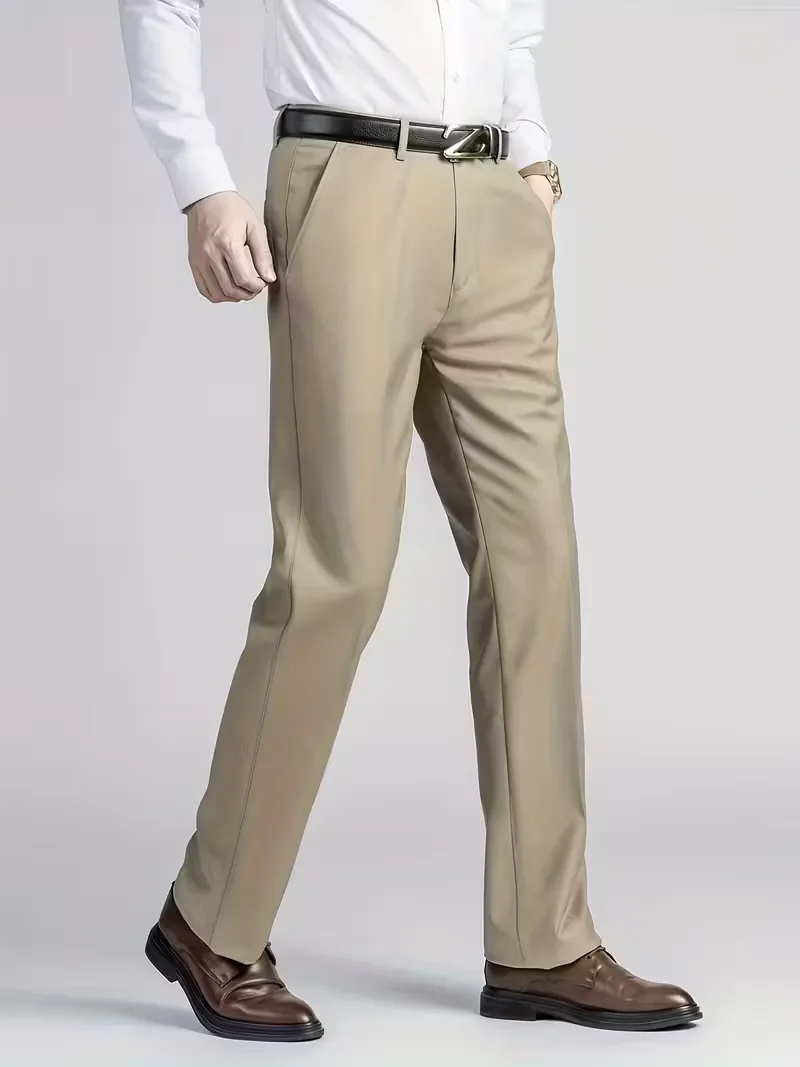 Broek met elastische tailleband en regular fit - Image 11