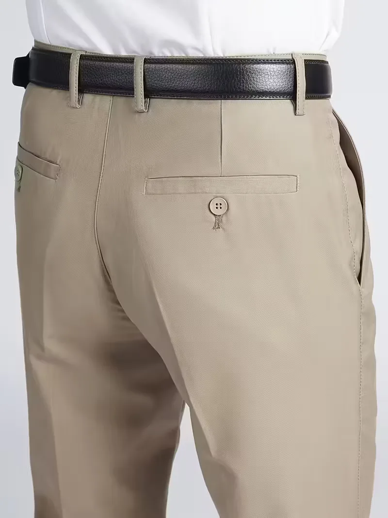 Broek met elastische tailleband en regular fit - Image 15