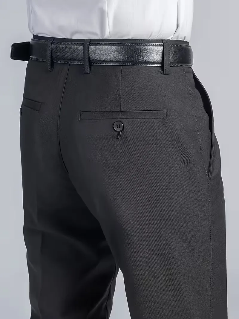Broek met elastische tailleband en regular fit - Image 5