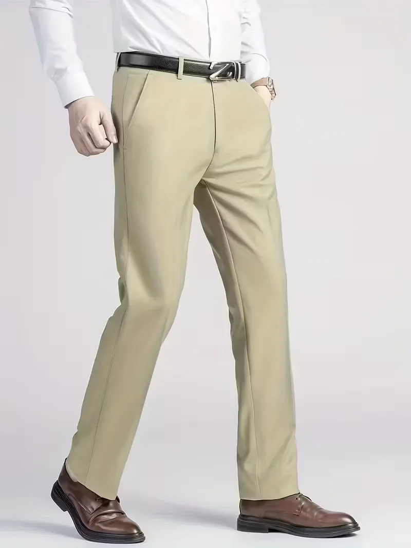 Broek met elastische tailleband en regular fit - Image 6