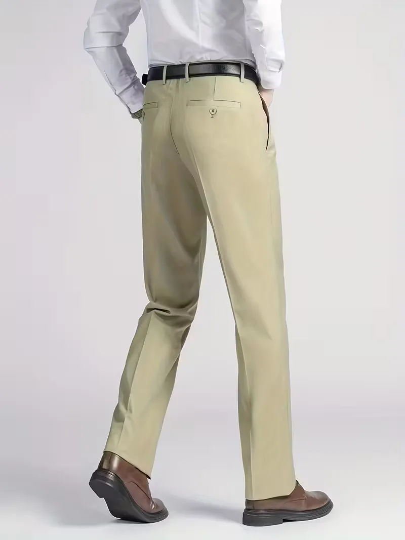 Broek met elastische tailleband en regular fit - Image 8