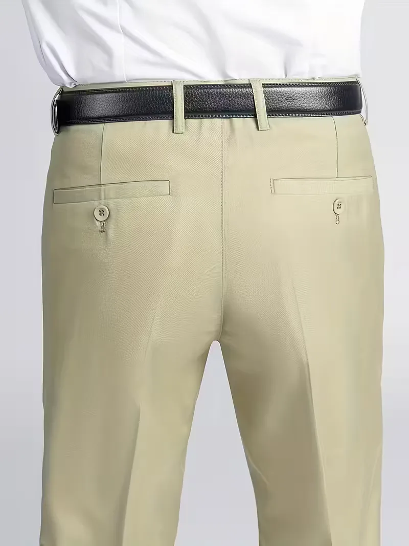 Broek met elastische tailleband en regular fit - Image 9