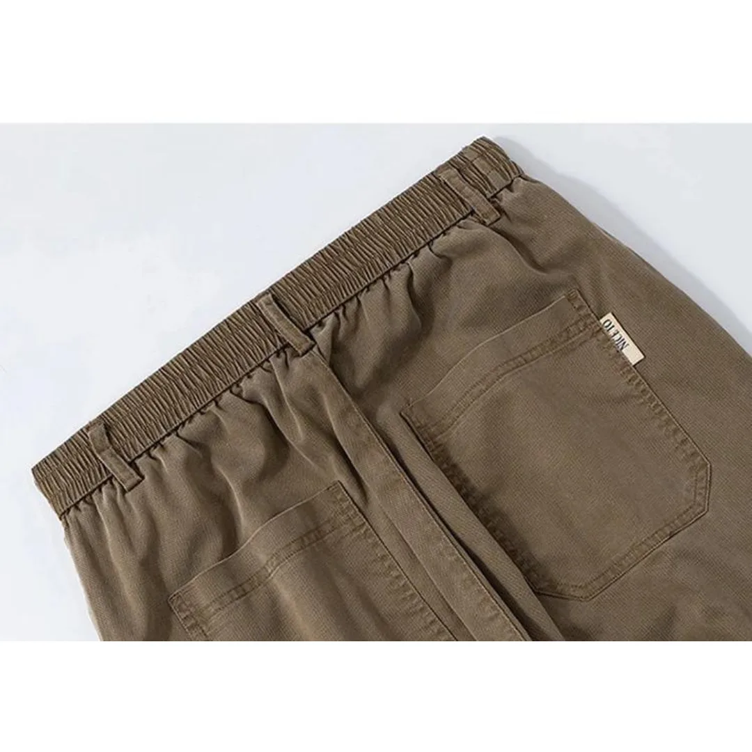 Herenbroek met rechte pasvorm en elastische taille - Image 6