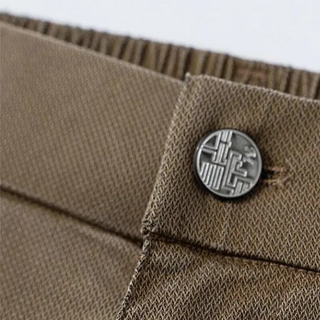 Herenbroek met rechte pasvorm en elastische taille - Image 8
