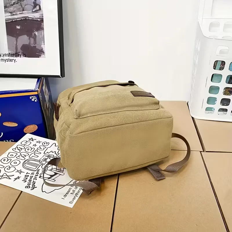 Canvas rugzak met voorvak - Image 6