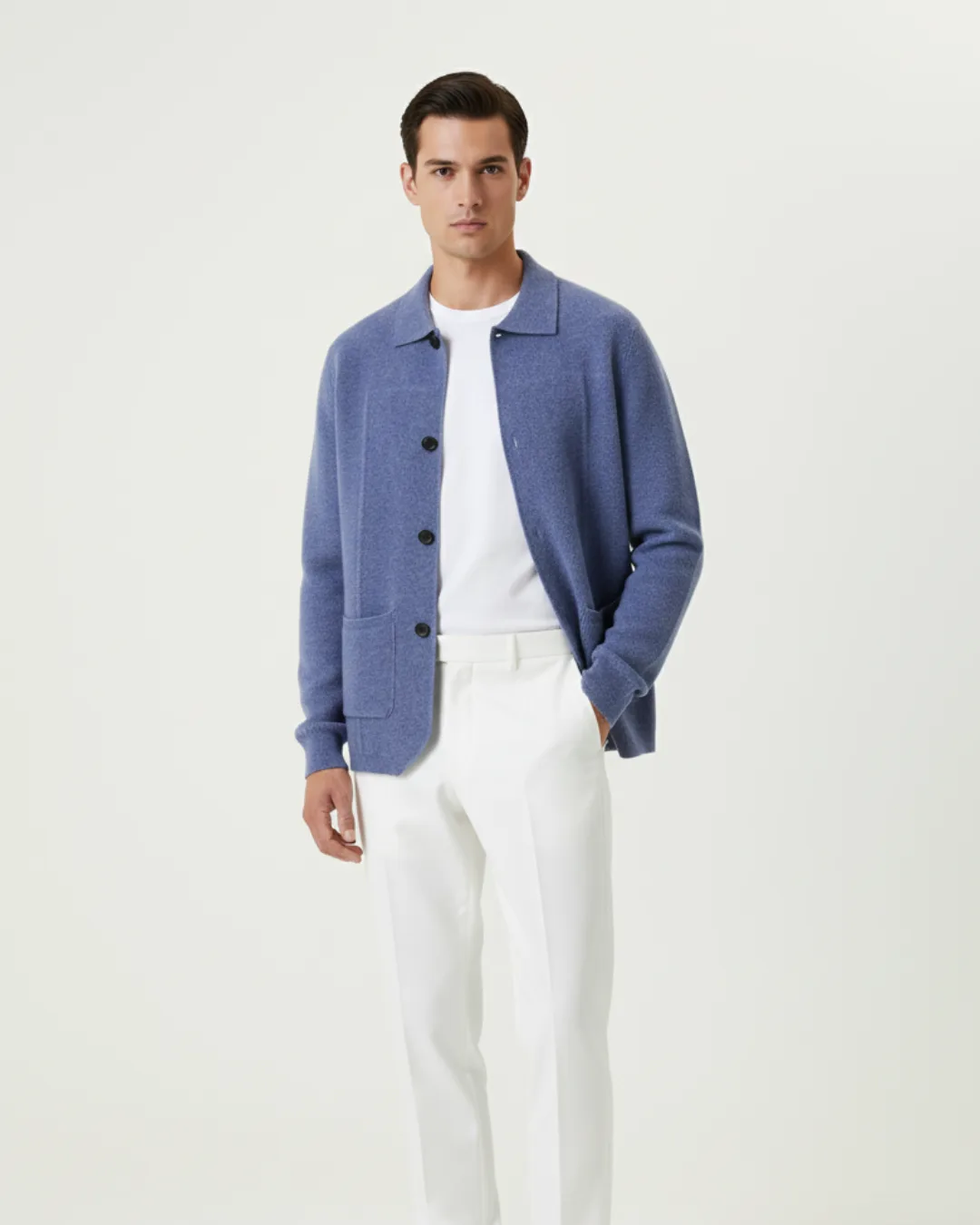 Cardigan van 100% cashmere met knoopsluiting - Image 10