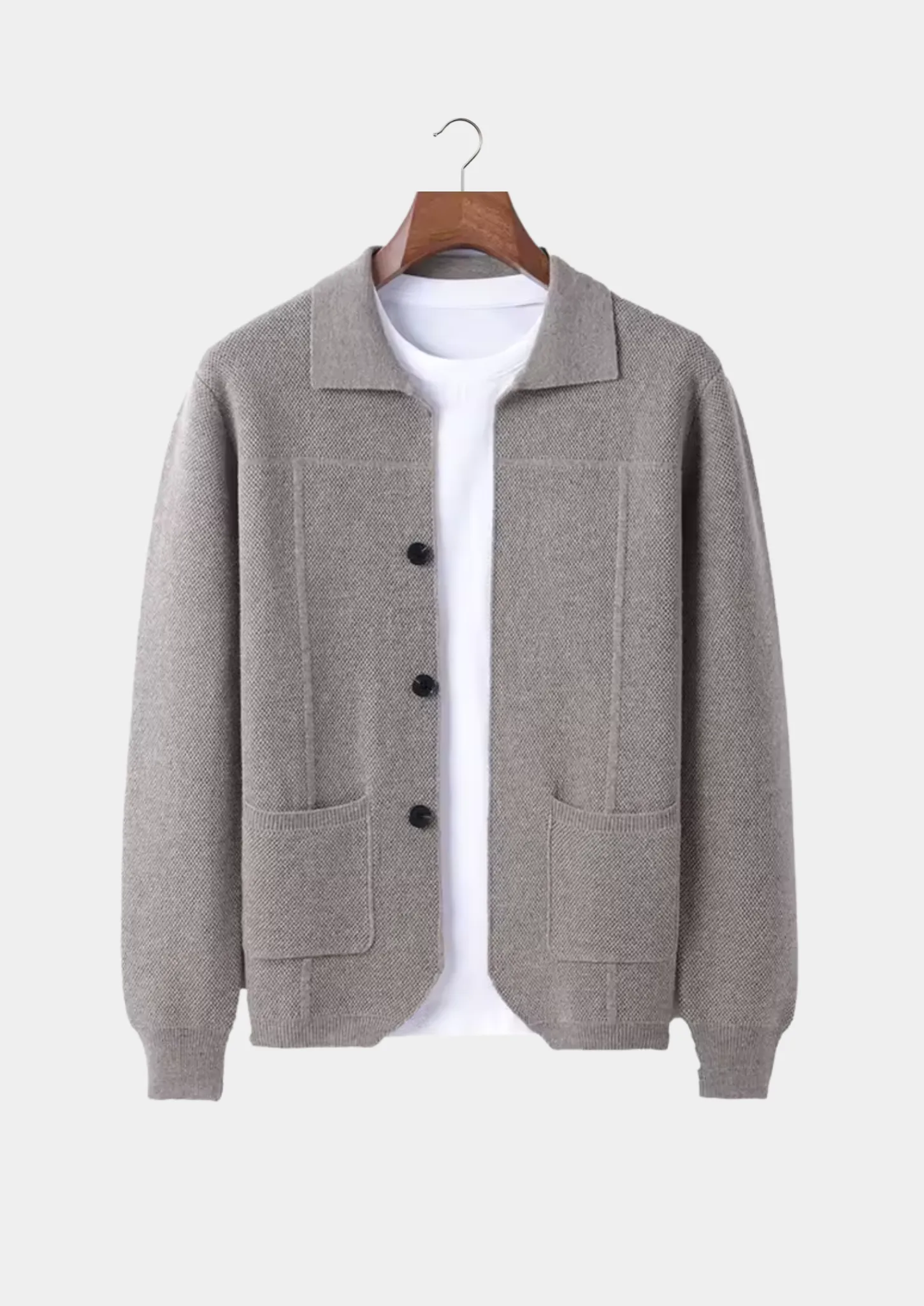 Cardigan van 100% cashmere met knoopsluiting - Image 4