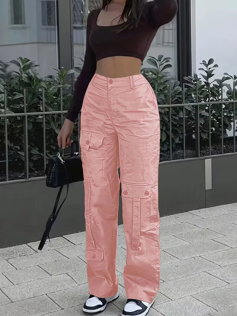Cargo broek met hoge taille - Image 13