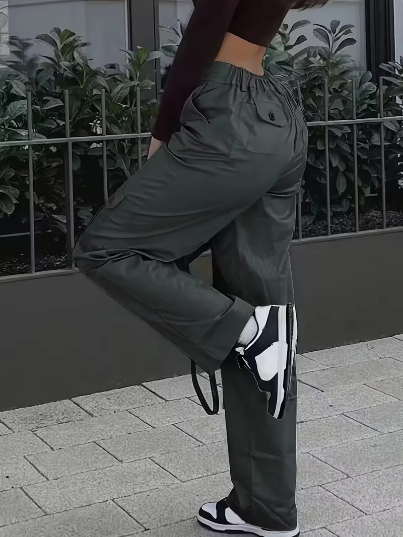 Cargo broek met hoge taille - Image 7