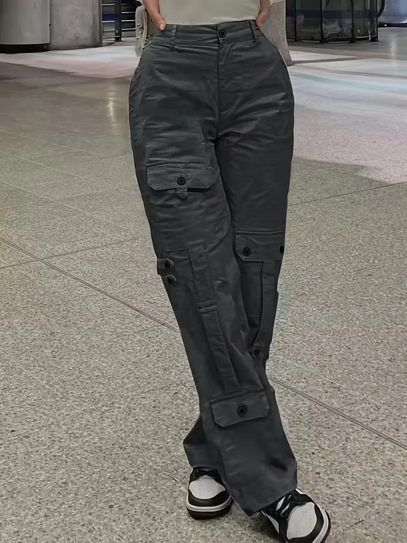 Cargo broek met hoge taille - Image 9