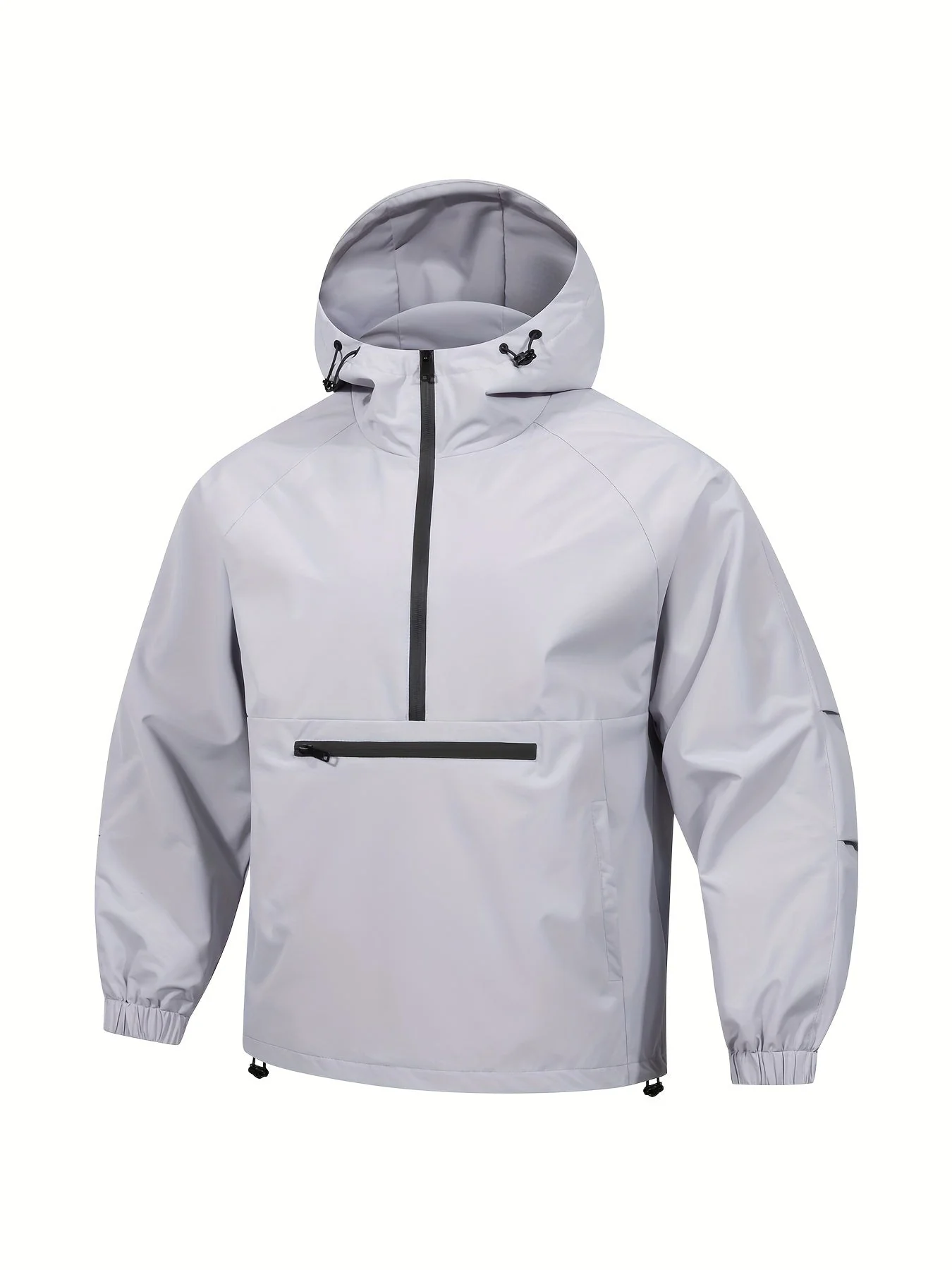Cas | Casual sportjack met capuchon en lange mouw