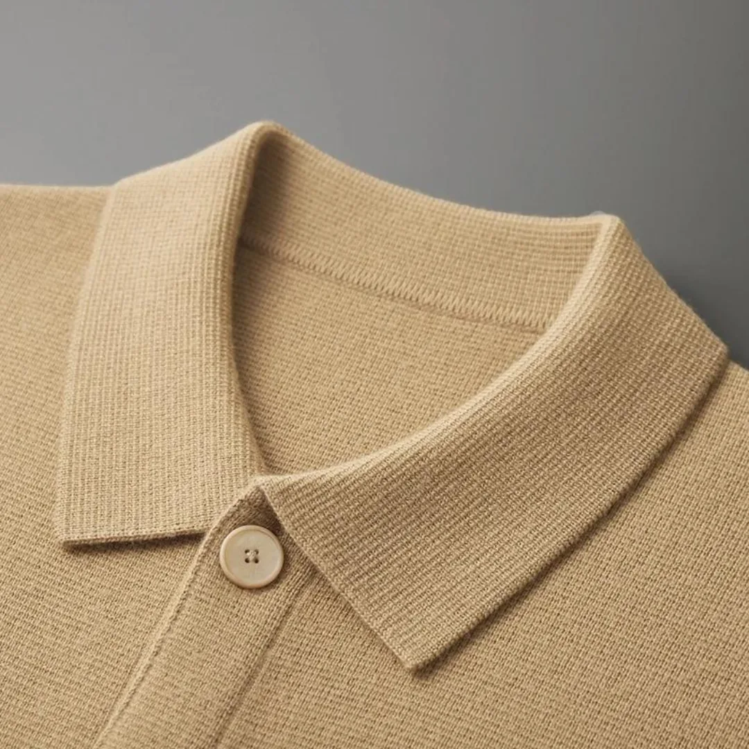 Cashmere jas met opstaande kraag en klepzakken - Image 4
