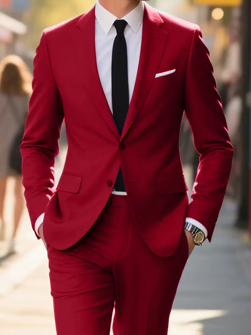 Casual blazer met dubbele knoopsluiting - Image 11