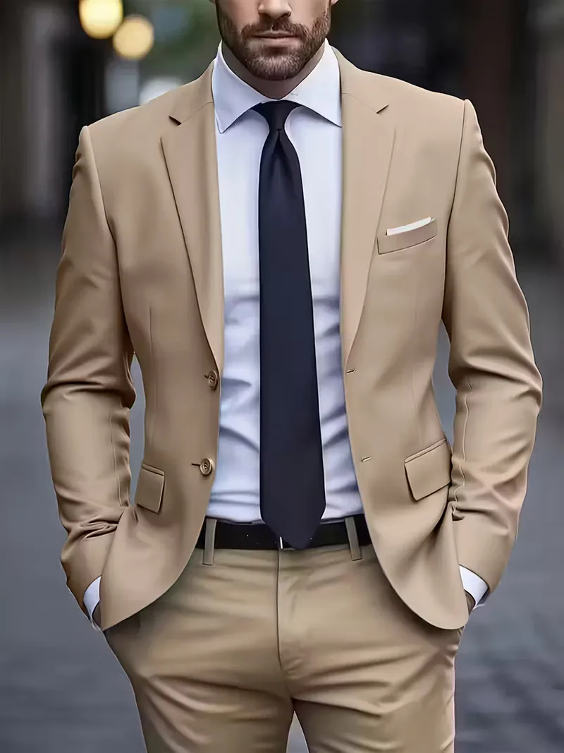 Casual blazer met dubbele knoopsluiting - Image 16