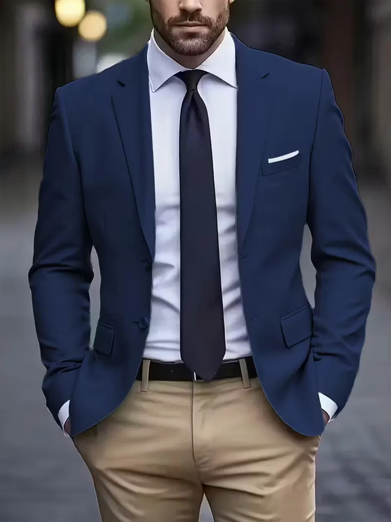Casual blazer met dubbele knoopsluiting - Image 6