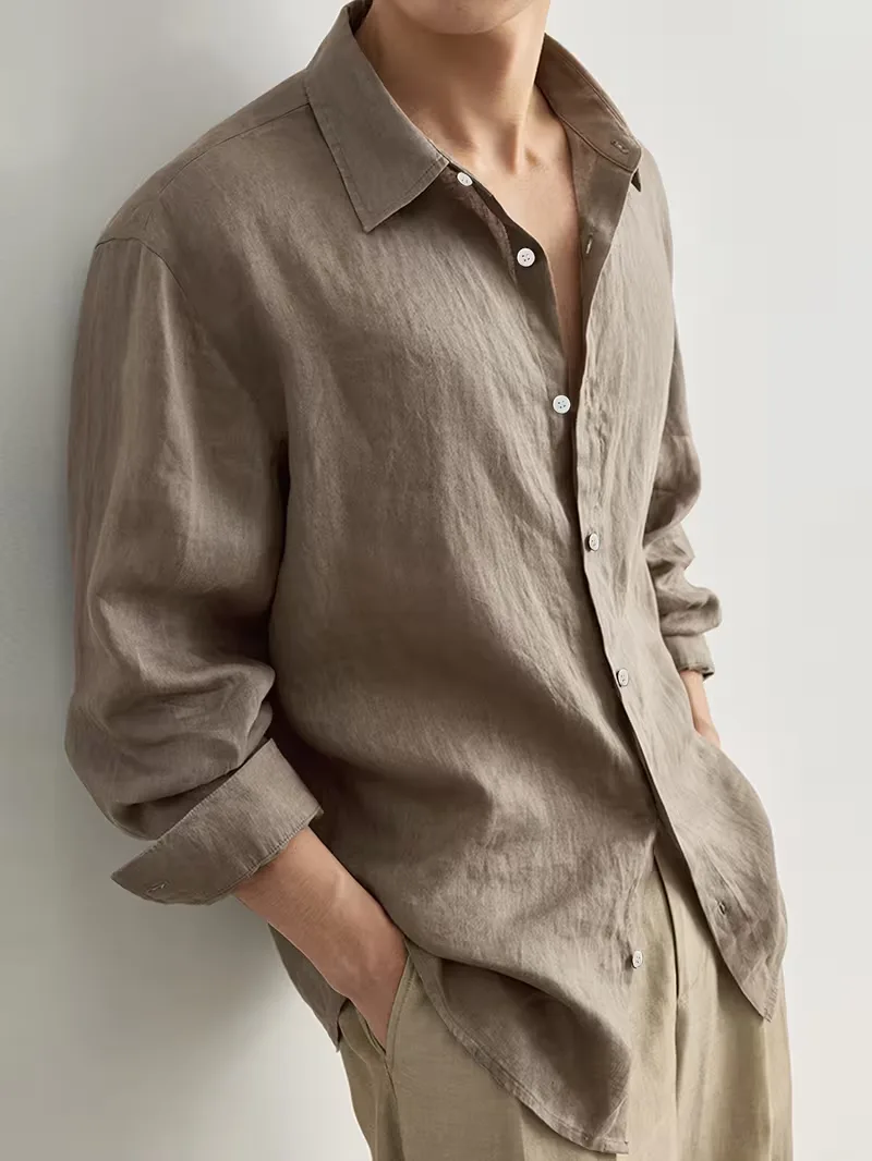 Casual heren shirt met lange mouwen - Image 3