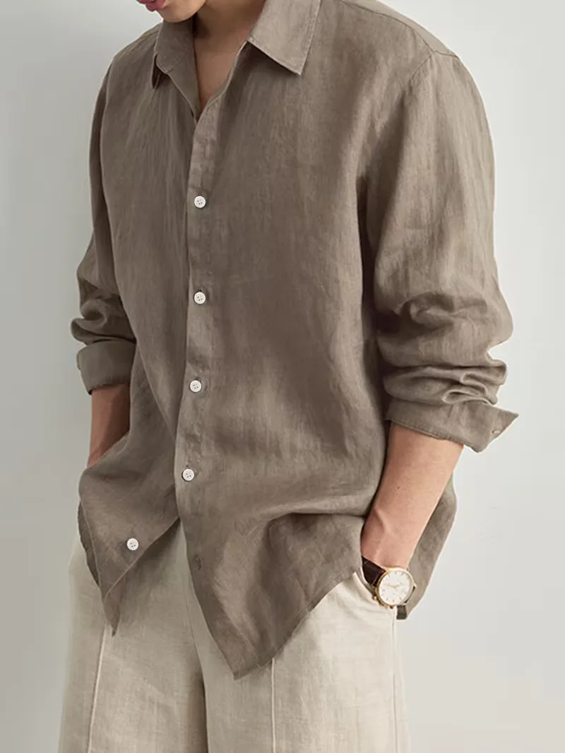 Casual heren shirt met lange mouwen - Image 4