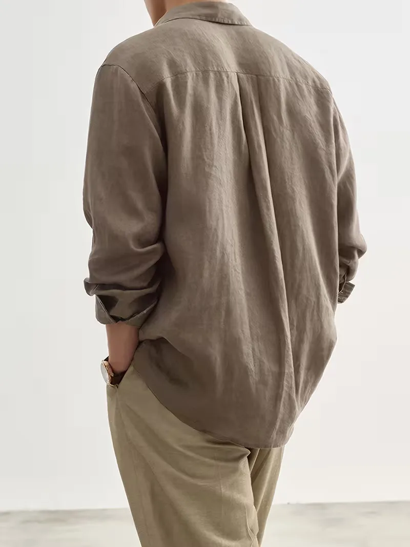 Casual heren shirt met lange mouwen - Image 5