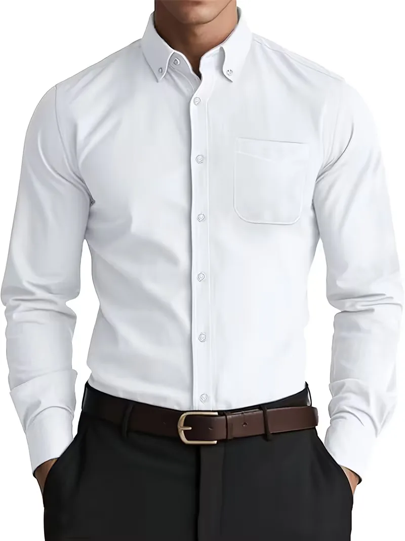 Casual overhemd met mandarin collar - Image 16