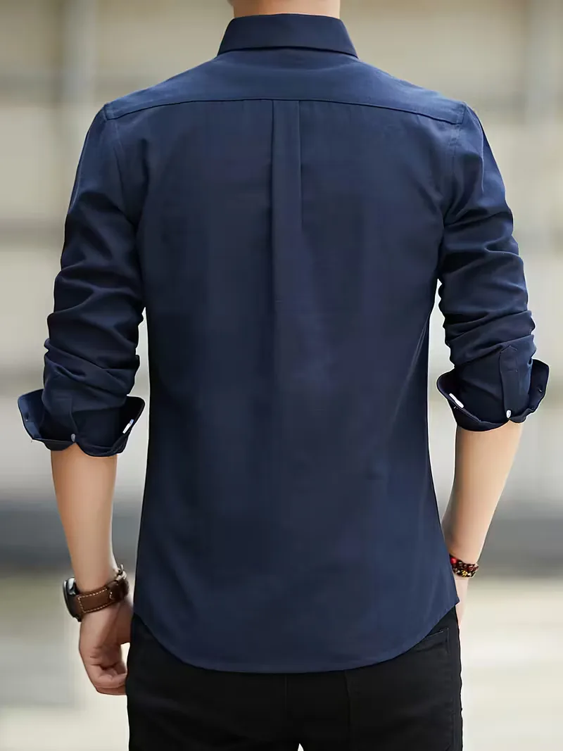 Casual overhemd met mandarin collar - Image 23