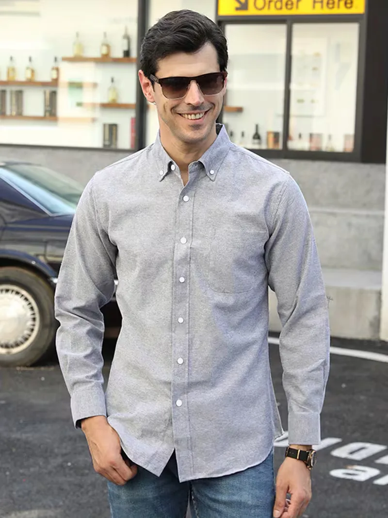 Casual overhemd met mandarin collar - Image 3