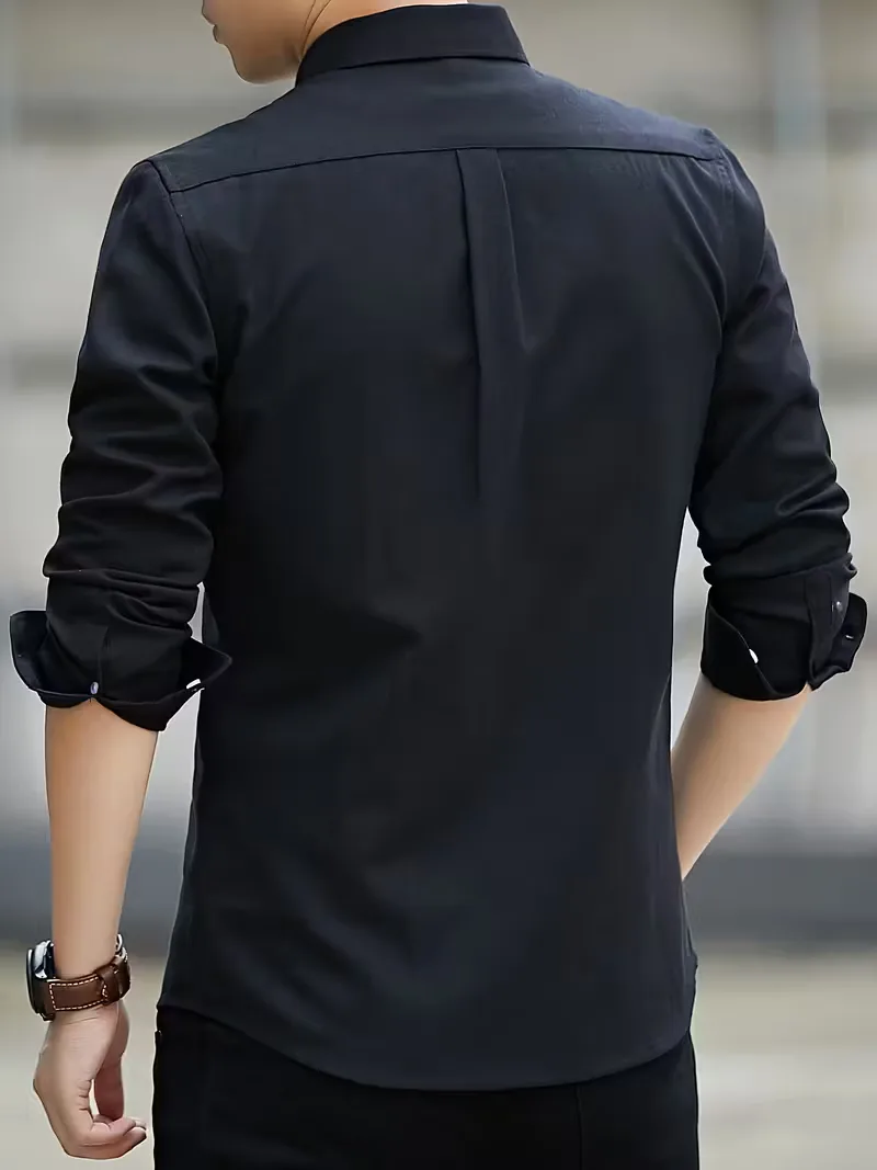 Casual overhemd met mandarin collar - Image 30