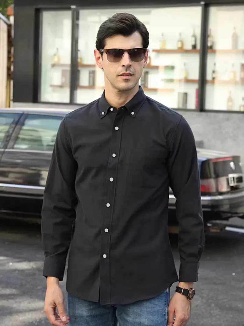Casual overhemd met mandarin collar - Image 31
