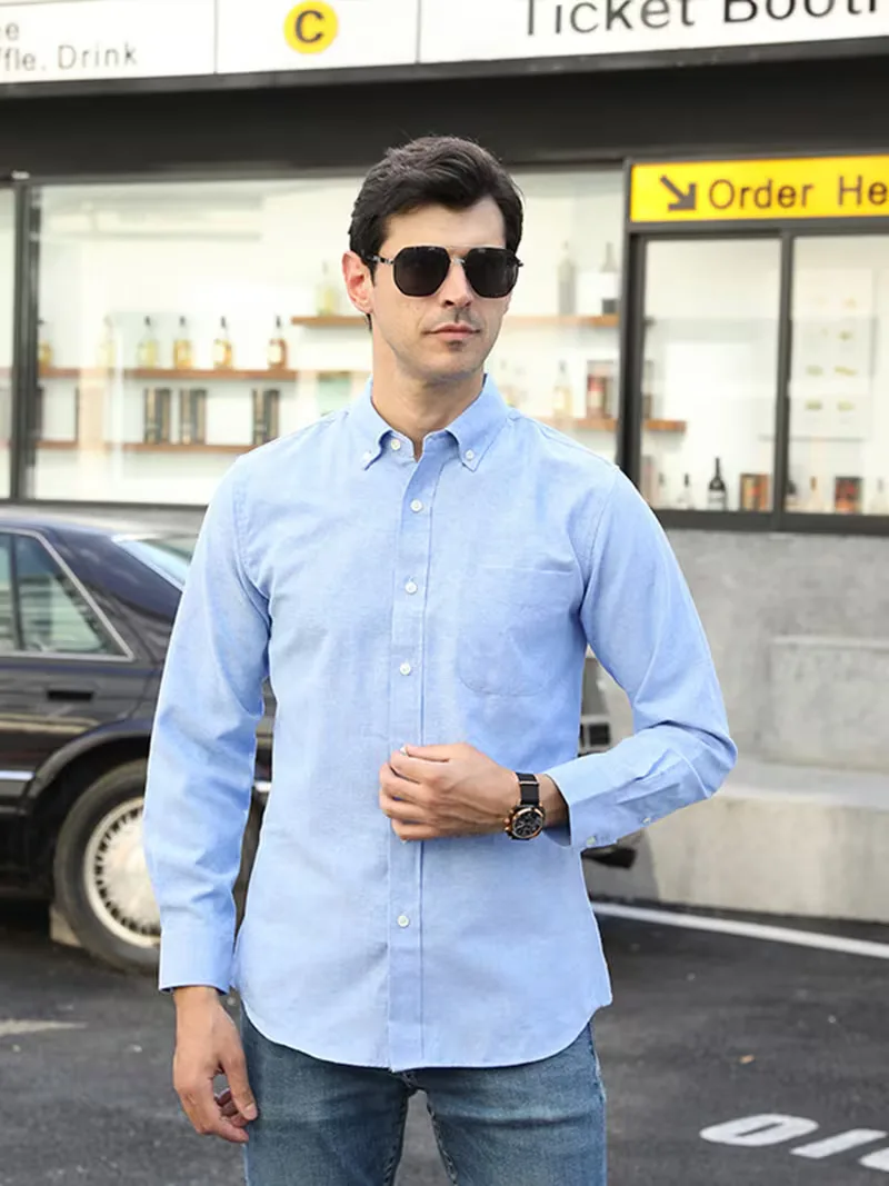 Casual overhemd met mandarin collar - Image 9